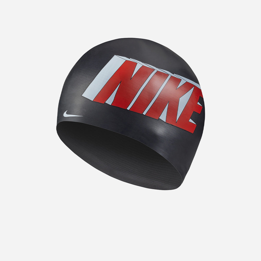 Nón Bơi Người Lớn Nike Swim Multi Graphic - Đen - Supersports Vietnam