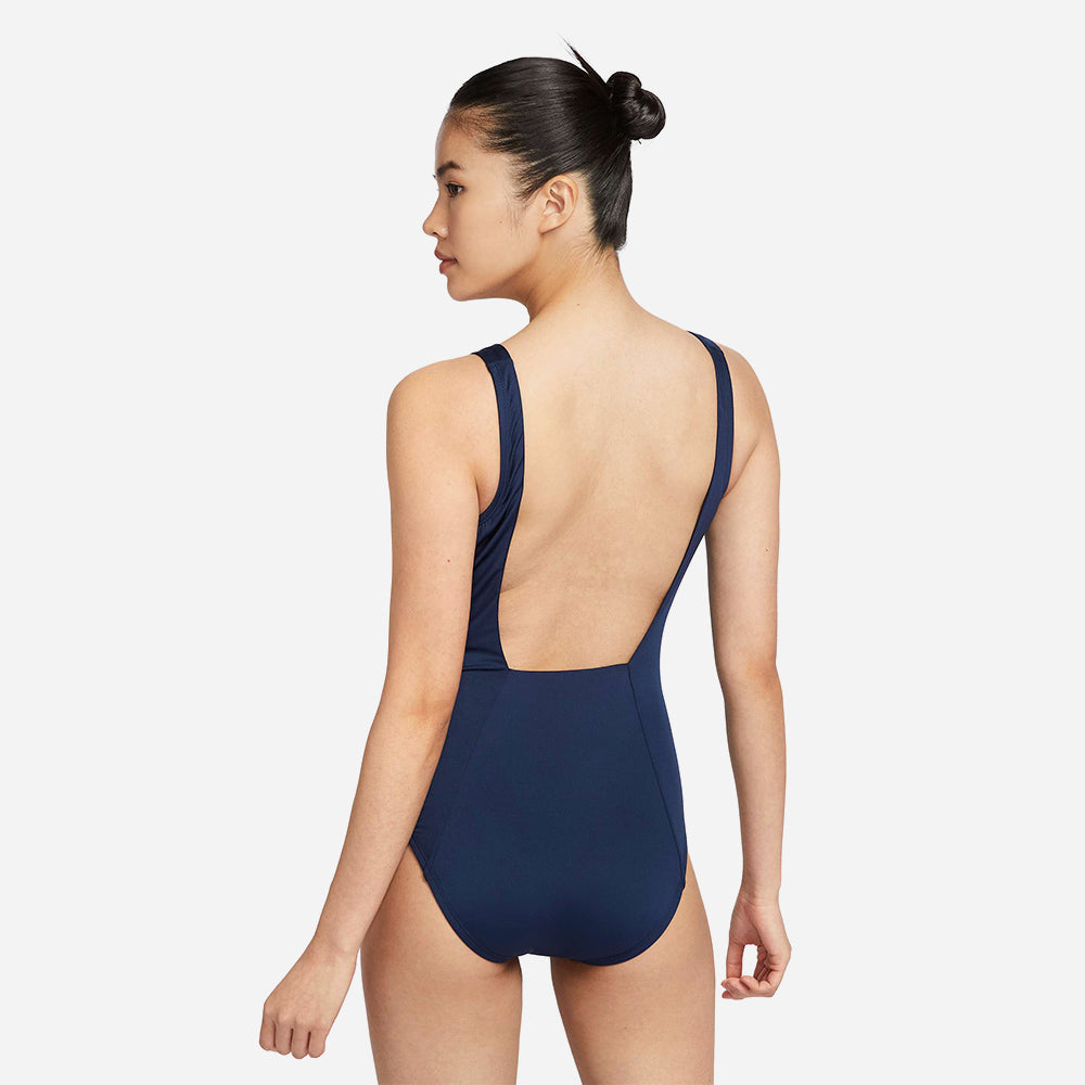 Đồ Bơi Một Mảnh Nữ Nike Swim U-Back - Xanh Navy - Supersports Vietnam