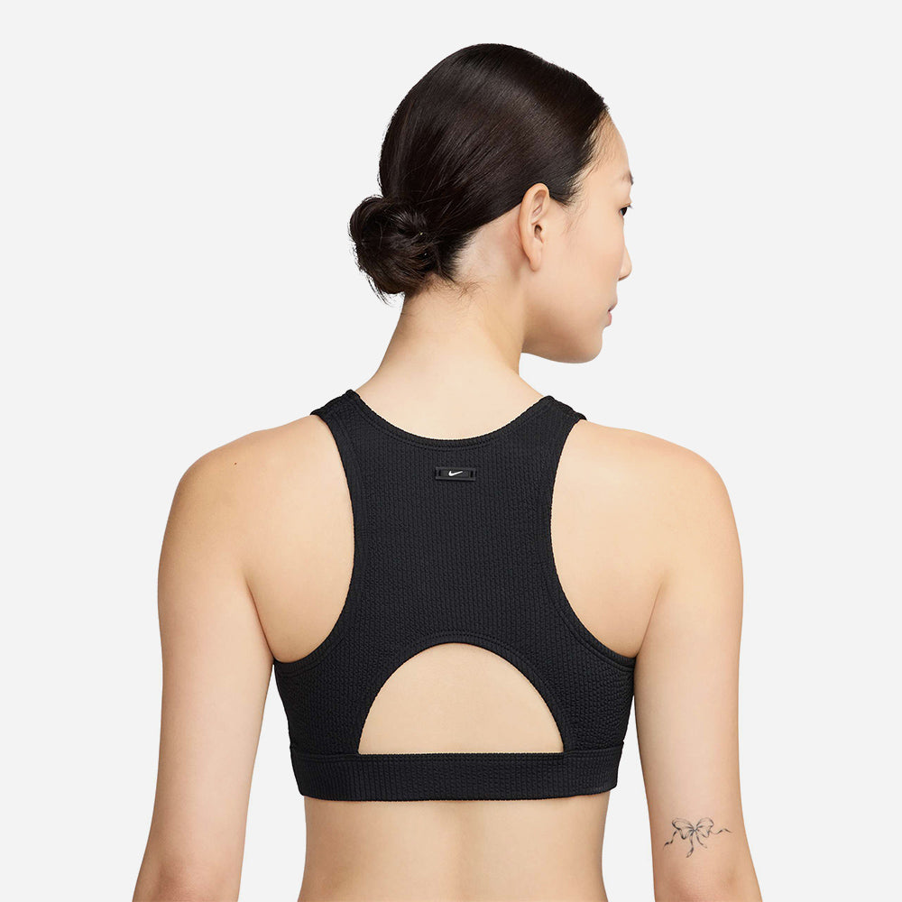 Áo Bơi Nữ Nike Swim Elevated Essential High Neck - Đen - Supersports Vietnam