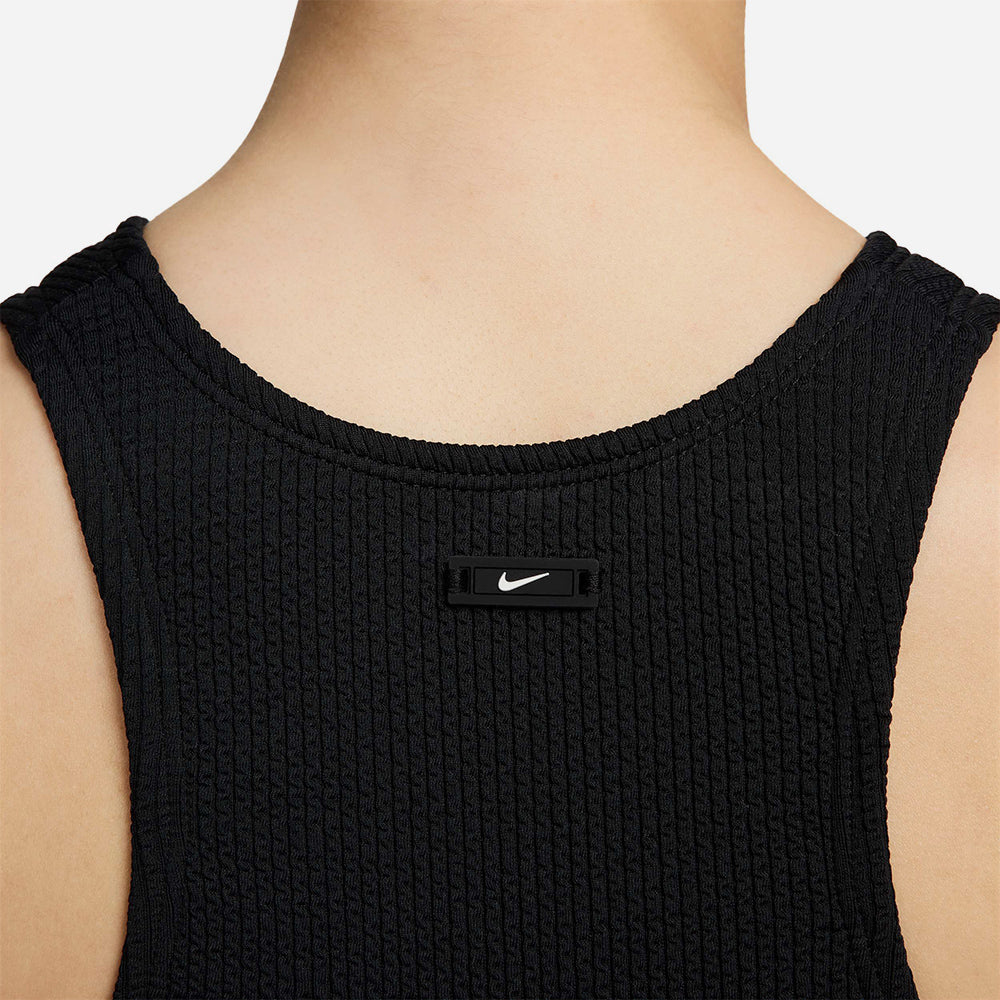 Áo Bơi Nữ Nike Swim Elevated Essential High Neck - Đen - Supersports Vietnam