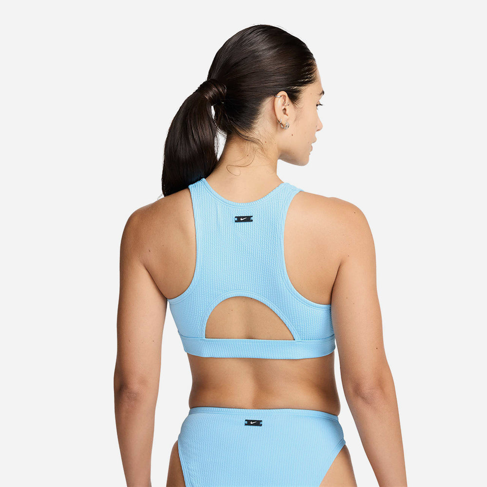 Áo Bơi Nữ Nike Swim Elevated Essential High Neck - Xanh Dương - Supersports Vietnam