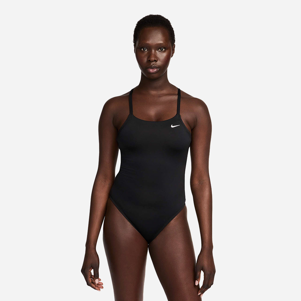 Đồ Bơi Một Mảnh Nữ Nike Swim Lace Up Tie Back One - Đen - Supersports Vietnam