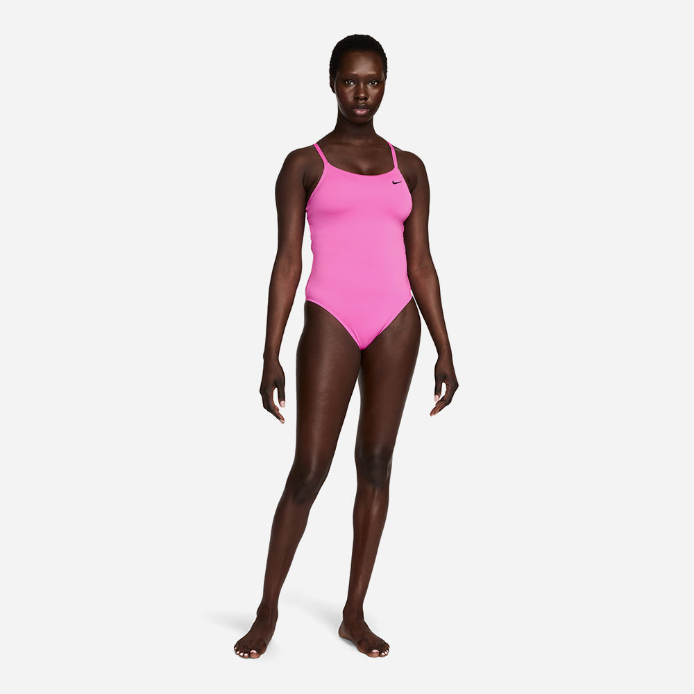 Đồ Bơi Một Mảnh Nữ Nike Swim Lace Up Tie Back One - Hồng - Supersports Vietnam