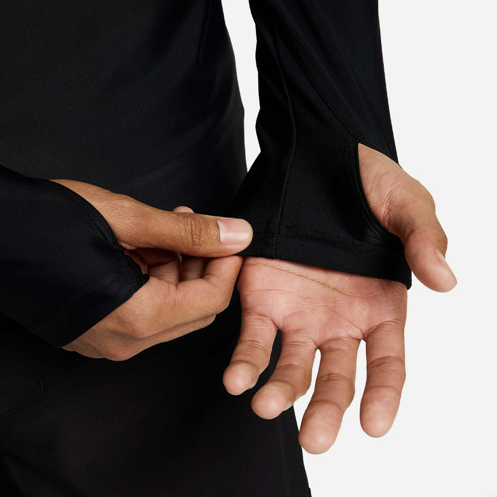 Áo Bơi Nam Nike Swim Long Sleeve Hydroguard - Đen - Supersports Vietnam