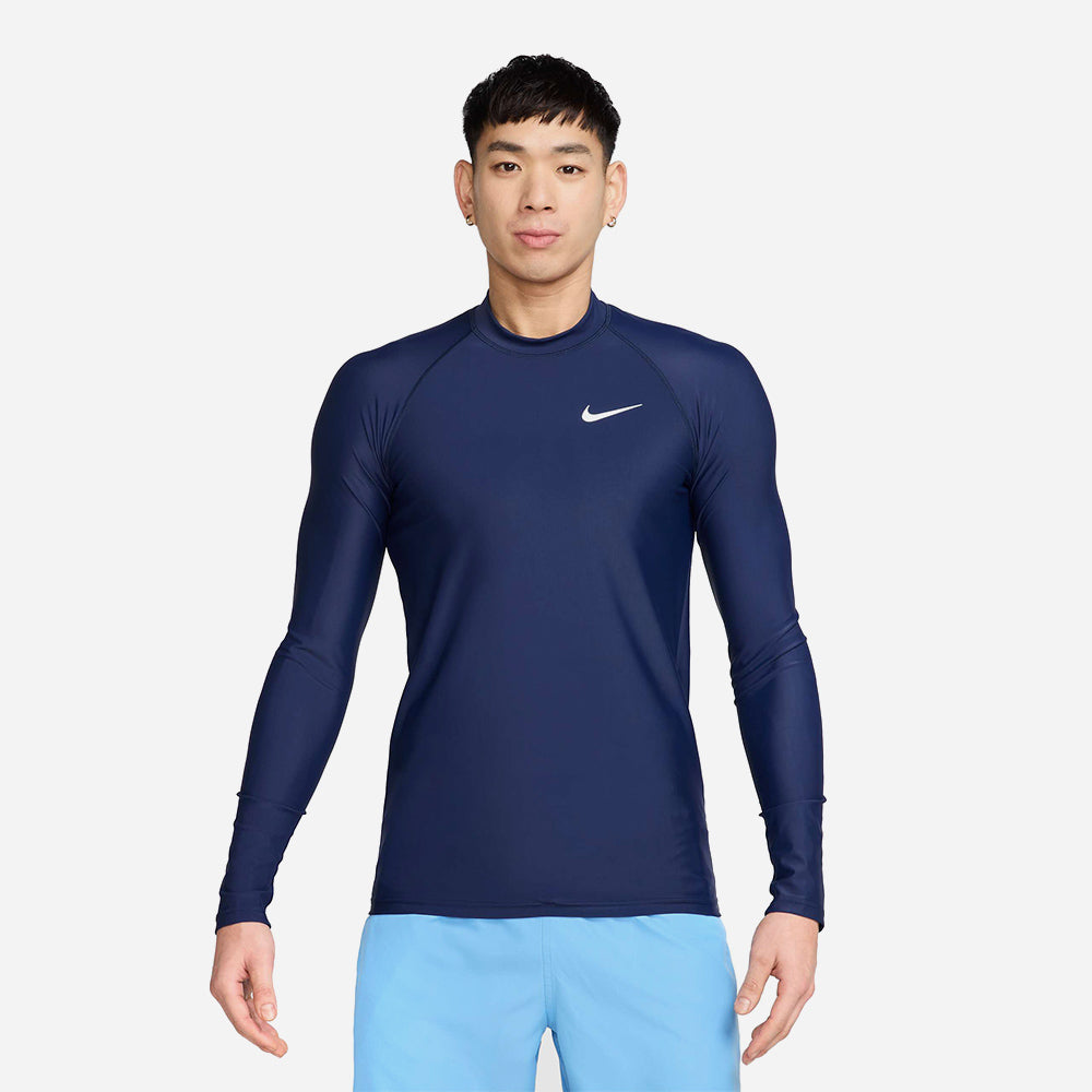 Áo Bơi Nam Nike Swim Long Sleeve Hydroguard - Xanh Navy - Supersports Vietnam