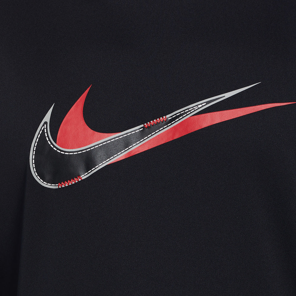 Áo Bơi Nam Nike Swim Stacked Swoosh Sleeve Hydroguard - Đen - Supersports Vietnam