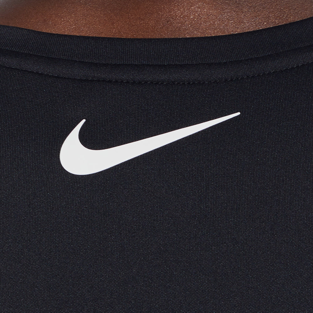 Áo Bơi Nam Nike Swim Stacked Swoosh Sleeve Hydroguard - Đen - Supersports Vietnam