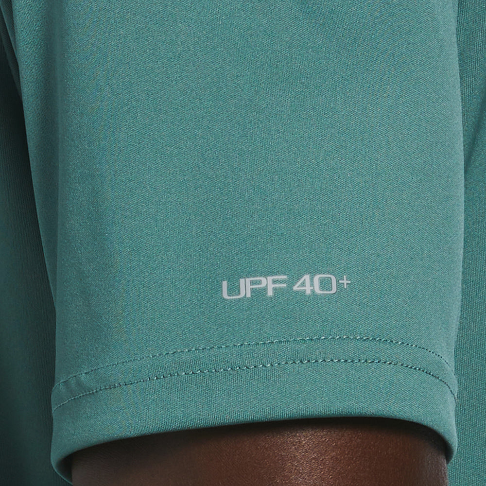 Áo Bơi Nam Nike Swim Stacked Swoosh Sleeve Hydroguard - Xanh Dương - Supersports Vietnam