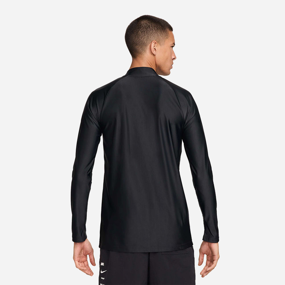 Áo Bơi Nam Nike Swim 3D Long Sleeve Zip Hydroguard - Đen - Supersports Vietnam
