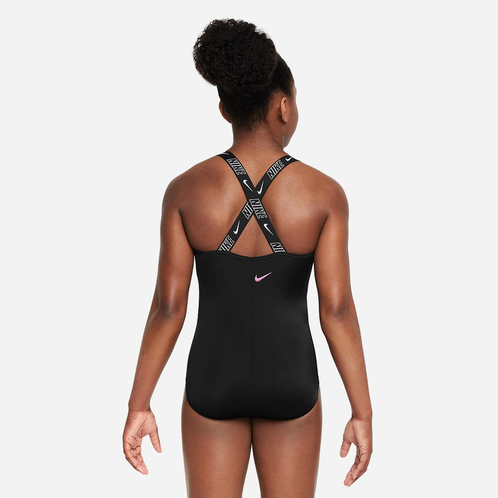 Đồ Bơi Một Mảnh Bé Gái Nike Swim Crossback - Đen - Supersports Vietnam