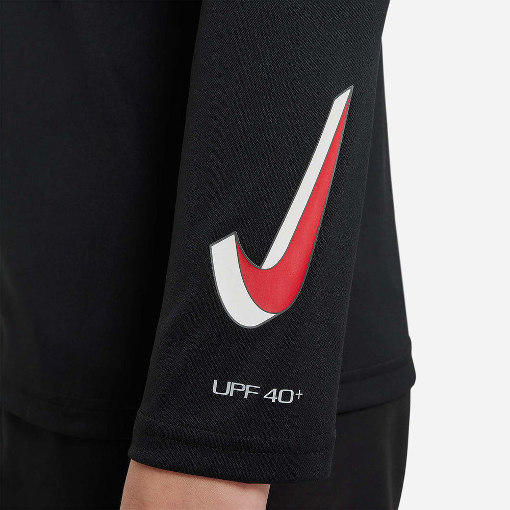 Áo Bơi Bé Trai Nike Young Boys Long Sleeve Hydroguard - Đen - Supersports Vietnam