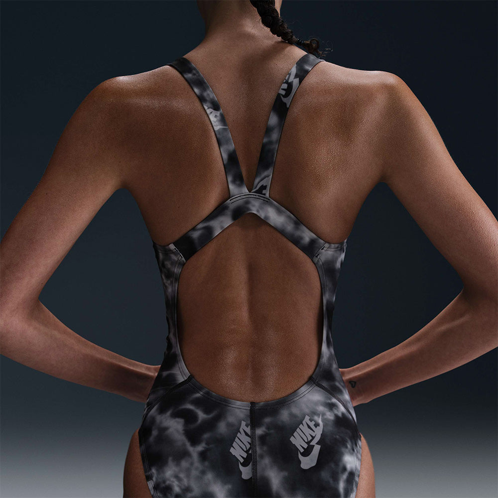 Đồ Bơi Thể Thao Một Mảnh Nữ Nike Swim Fastback - Xám - Supersports Vietnam