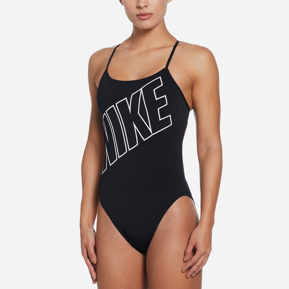 Đồ Bơi Thể Thao Một Mảnh Nữ Nike Swim Adjustable Crossback - Đen - Supersports Vietnam