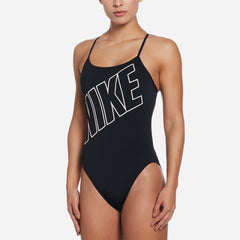 Đồ Bơi Thể Thao Một Mảnh Nữ Nike Swim Adjustable Crossback - Đen - Supersports Vietnam