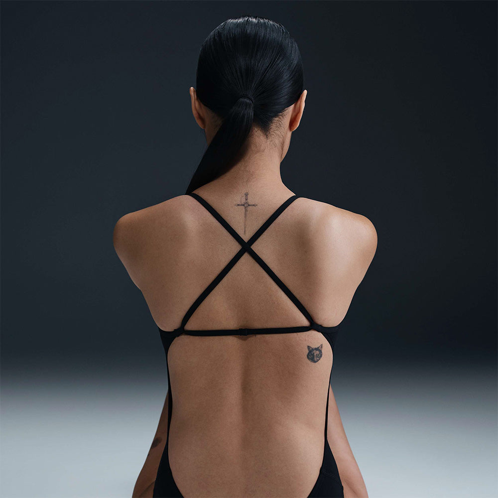 Đồ Bơi Thể Thao Một Mảnh Nữ Nike Swim Adjustable Crossback - Đen - Supersports Vietnam