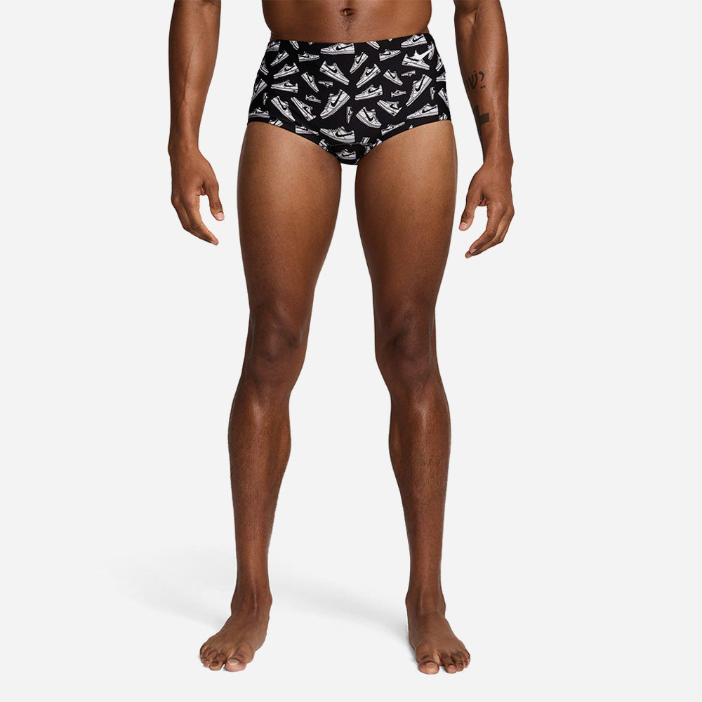 Quần Bơi Thể Thao Nam Nike Swim Square Leg Brief - Đen - Supersports Vietnam