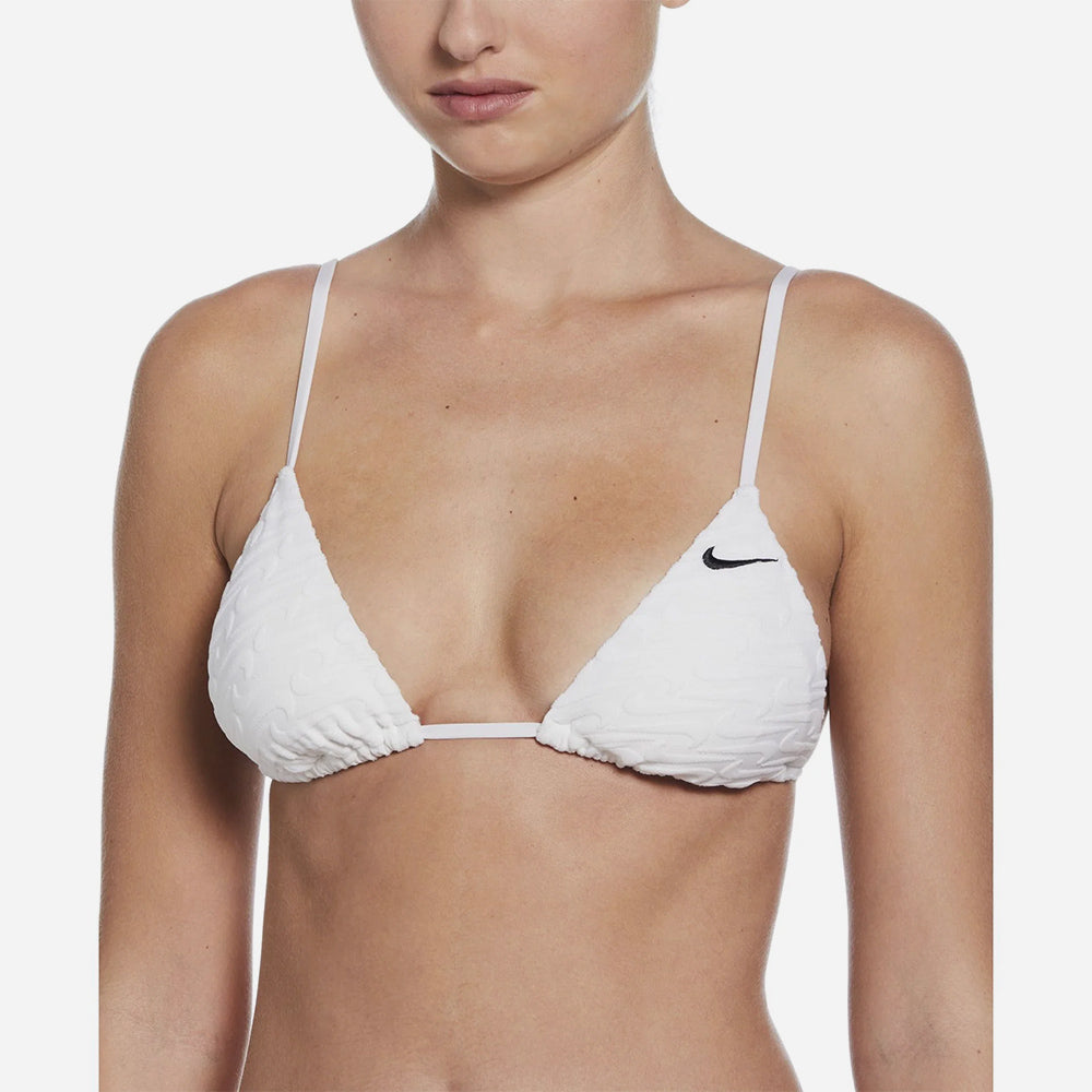 white nike bikini top