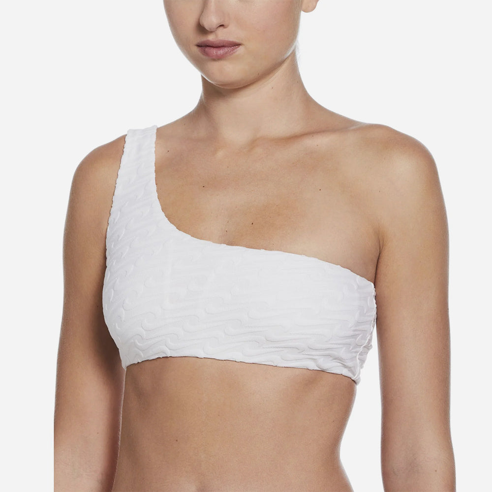 Áo Bơi Thể Thao Nữ Nike Swim Asymetrical - Trắng - Supersports Vietnam