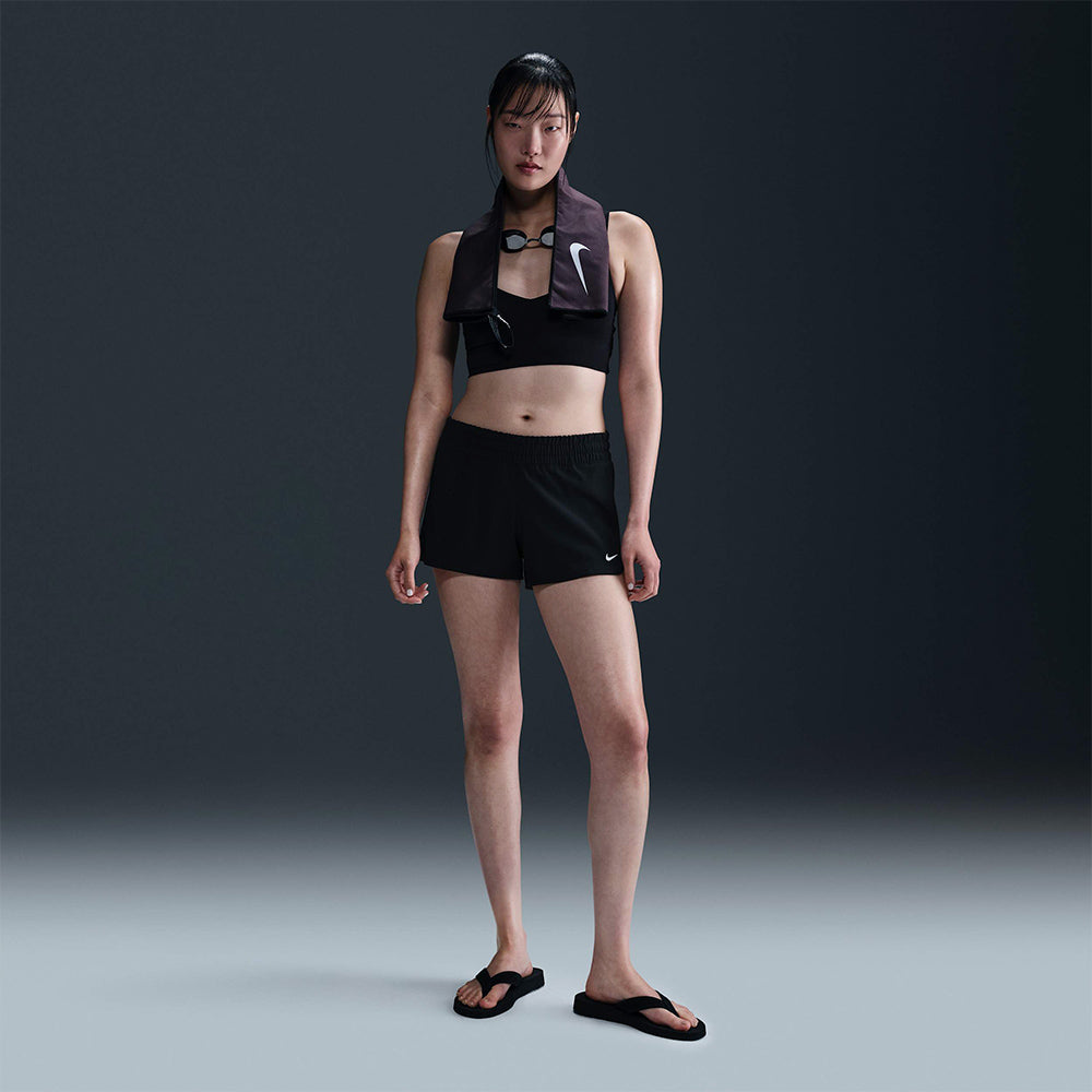 Quần Bơi Thể Thao Nữ Nike Swim Volley Cover-Up - Đen - Supersports Vietnam