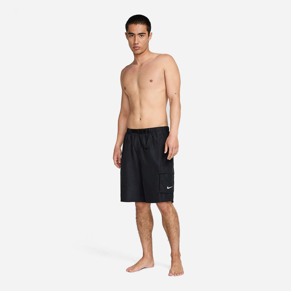 Quần Bơi Thể Thao Nam Nike Swim 9" Volley - Đen - Supersports Vietnam