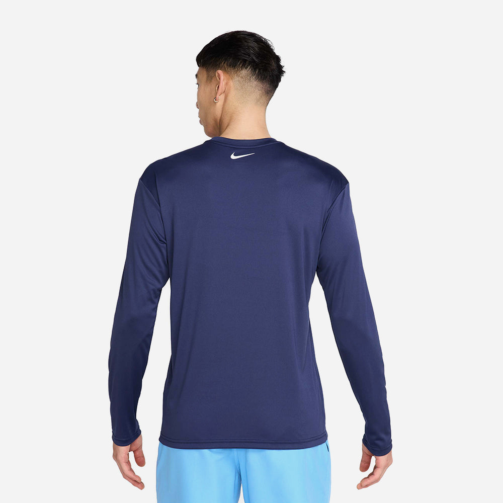 Áo Bơi Nam Nike Swim Long Sleeve Hydroguard - Xanh Navy - Supersports Vietnam
