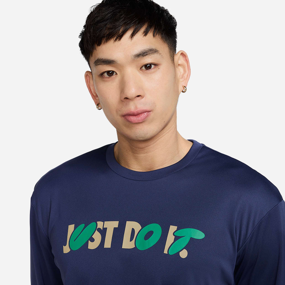 Áo Bơi Nam Nike Swim Long Sleeve Hydroguard - Xanh Navy - Supersports Vietnam