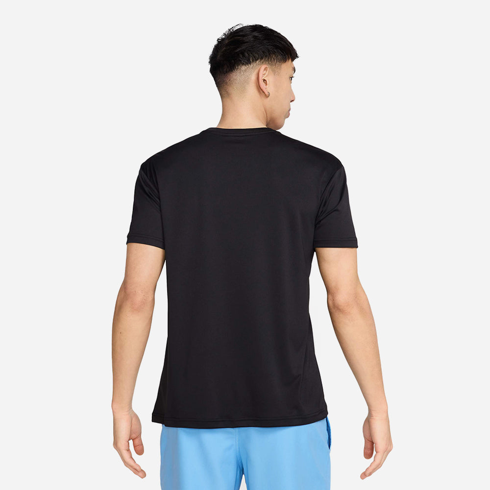 Áo Bơi Nam Nike Swim Short Sleeve Hydroguard - Đen - Supersports Vietnam