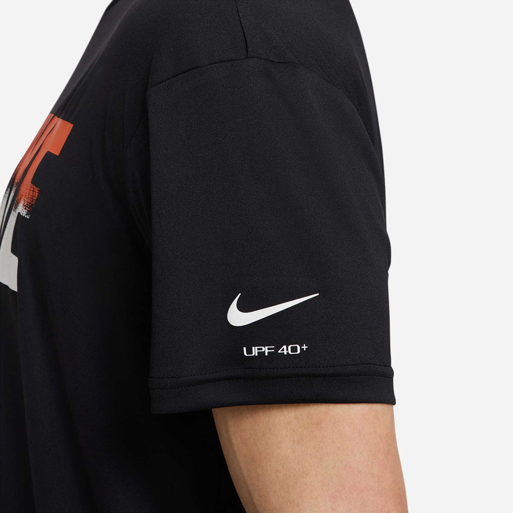 Áo Bơi Nam Nike Swim Short Sleeve Hydroguard - Đen - Supersports Vietnam