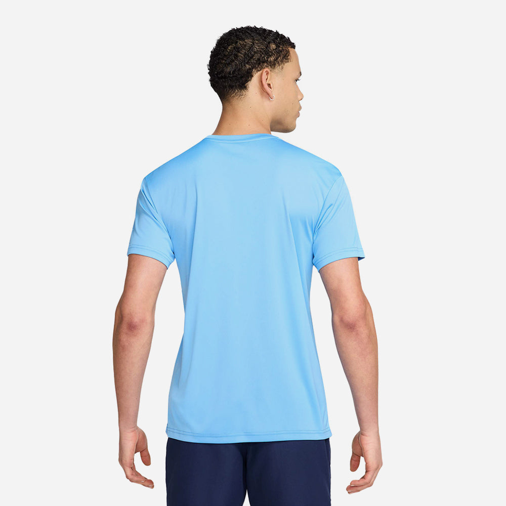 Áo Bơi Nam Nike Swim Short Sleeve Hydroguard - Xanh Dương - Supersports Vietnam