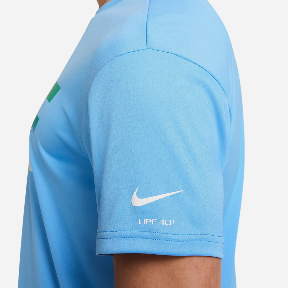 Áo Bơi Nam Nike Swim Short Sleeve Hydroguard - Xanh Dương - Supersports Vietnam