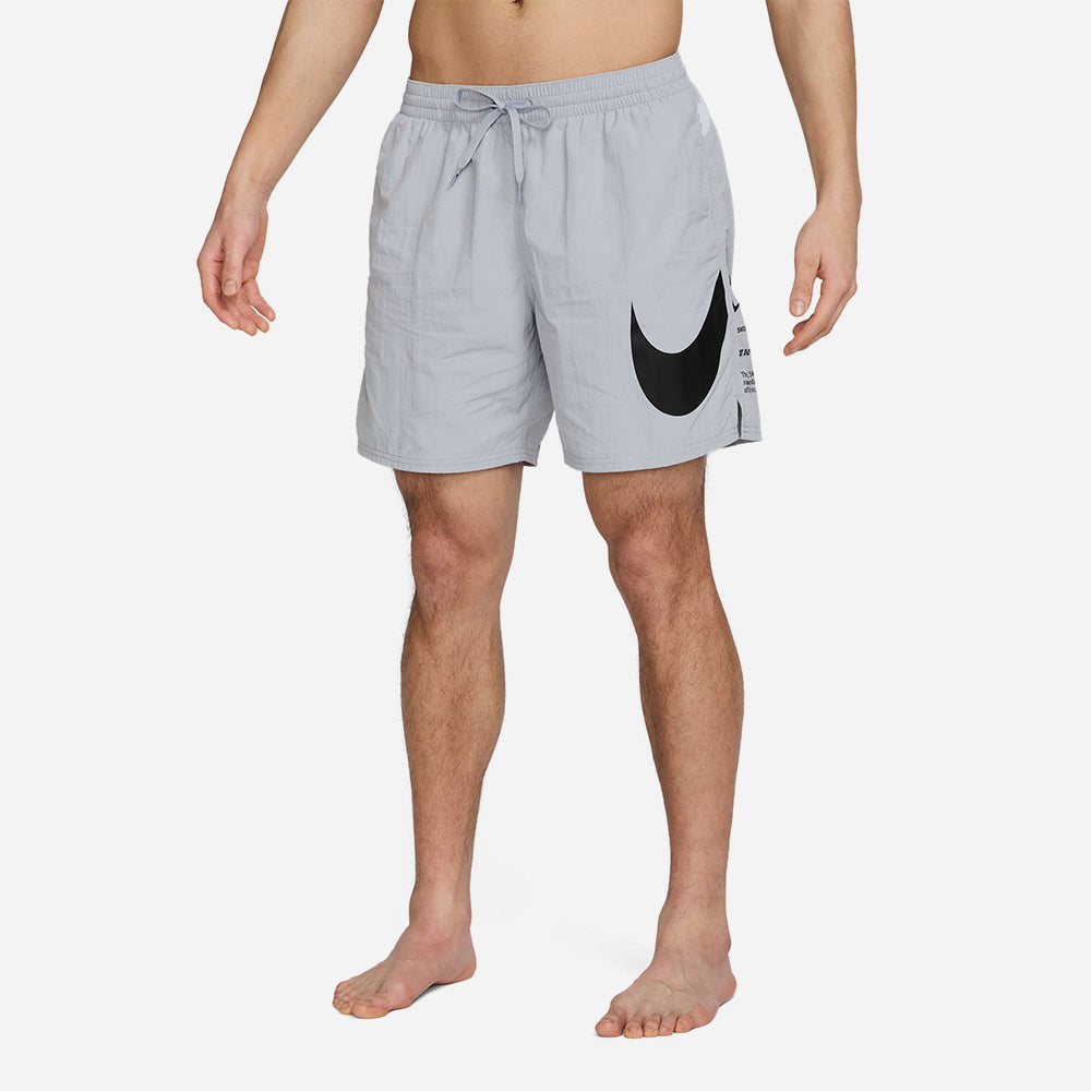 Quần Bơi Thể Thao Nam Nike Swim 7" Volley - Xám - Supersports Vietnam