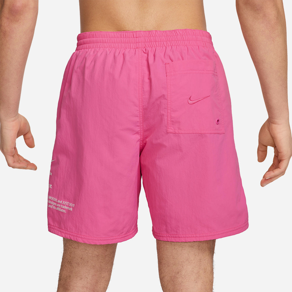 Quần Bơi Thể Thao Nam Nike Swim 7" Volley - Hồng - Supersports Vietnam