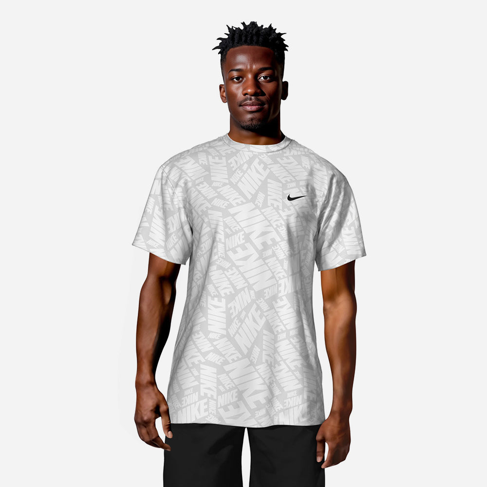 white nike swim shorts