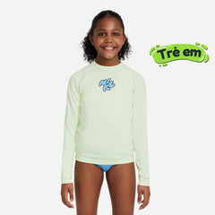 Áo Bơi Thể Thao Bé Gái Nike Swim Long Sleeve Hydroguard - Xanh Lá - Supersports Vietnam