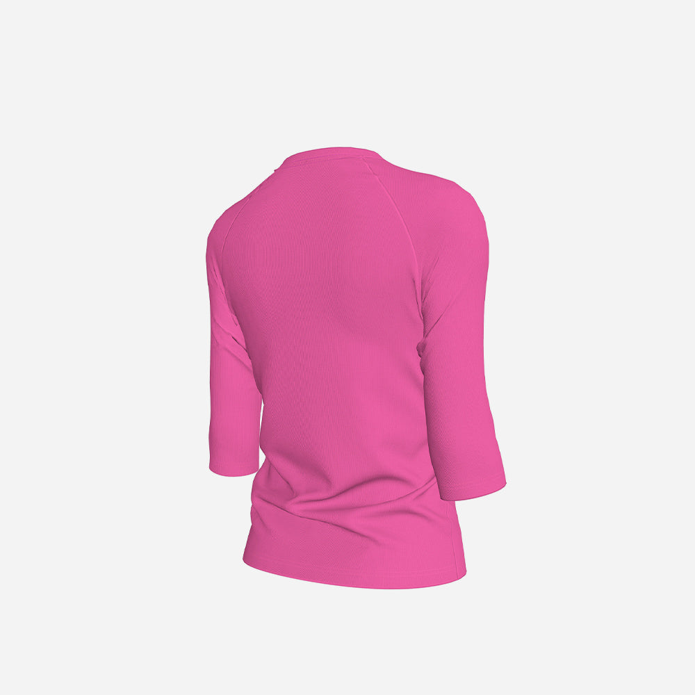 Áo Bơi Thể Thao Bé Gái Nike Swim Short Sleeve Hydroguard - Hồng - Supersports Vietnam