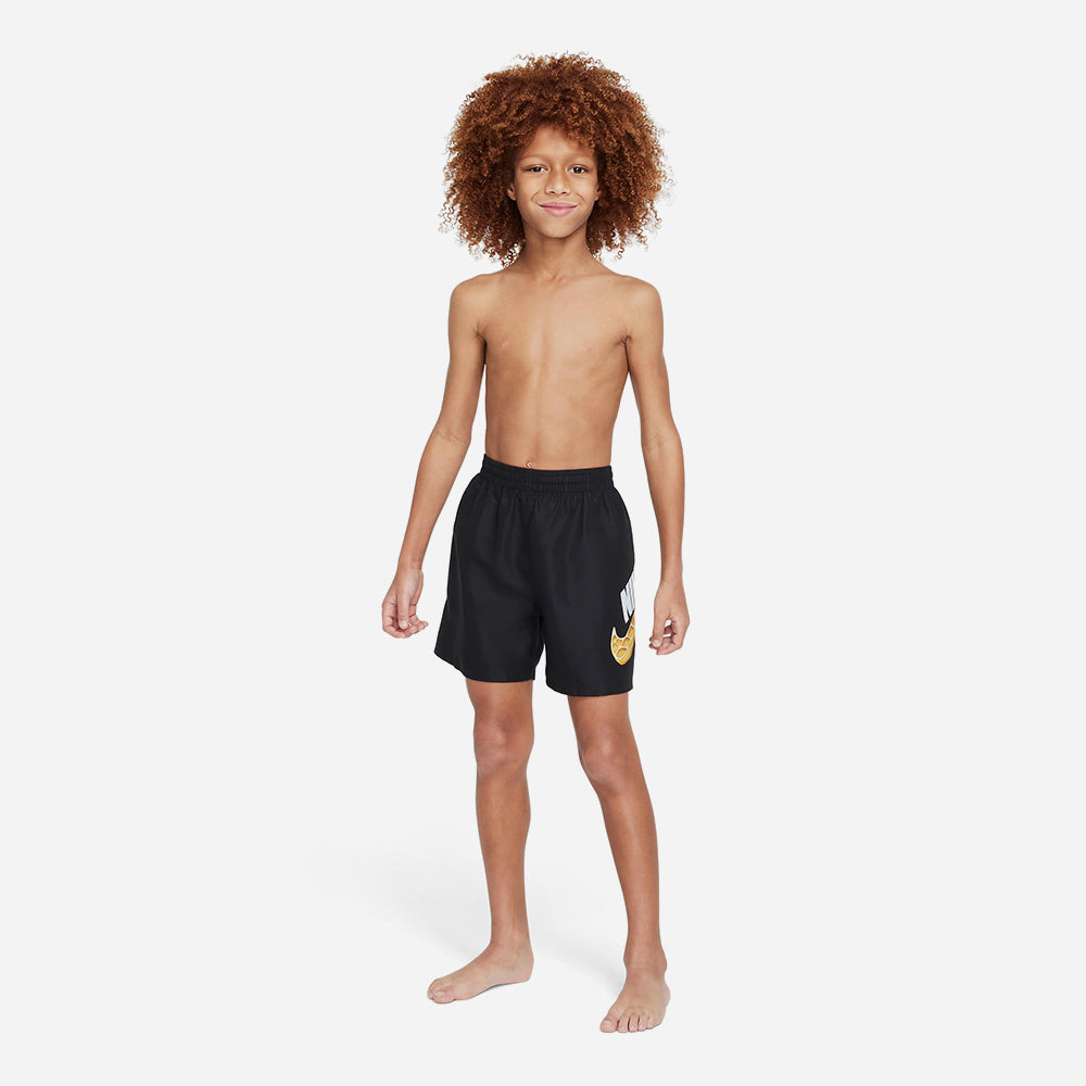 Quần Bơi Thể Thao Bé Trai Nike Swim 4" Volley - Đen - Supersports Vietnam