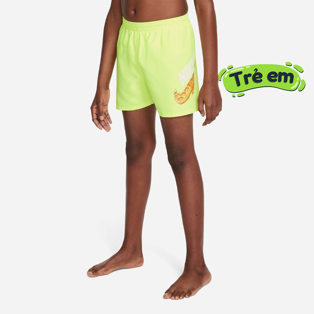 Quần Bơi Thể Thao Bé Trai Nike Swim 4" Volley - Xanh Lá - Supersports Vietnam