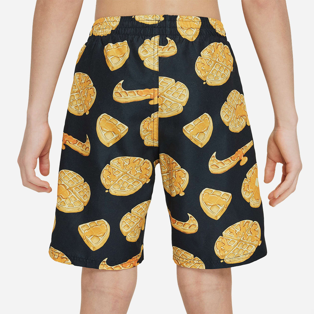 Quần Bơi Thể Thao Bé Trai Nike Swim 7" Volley - Đen - Supersports Vietnam