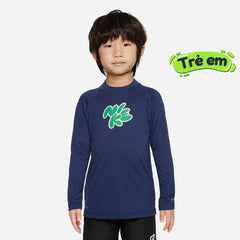 Áo Bơi Bé Trai Nike Swim Long Sleeve Hydroguard - Xanh Navy - Supersports Vietnam
