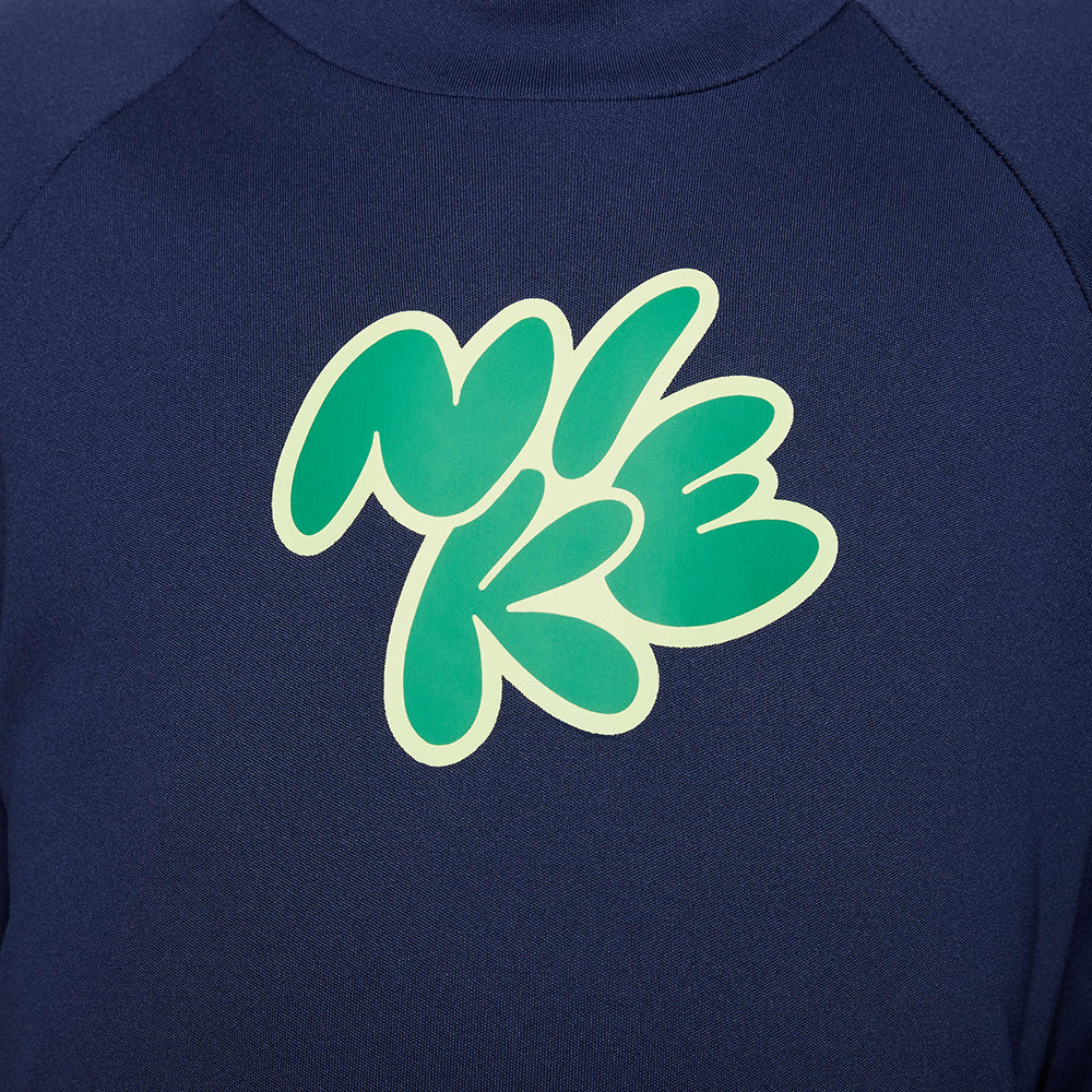 Áo Bơi Bé Trai Nike Swim Long Sleeve Hydroguard - Xanh Navy - Supersports Vietnam