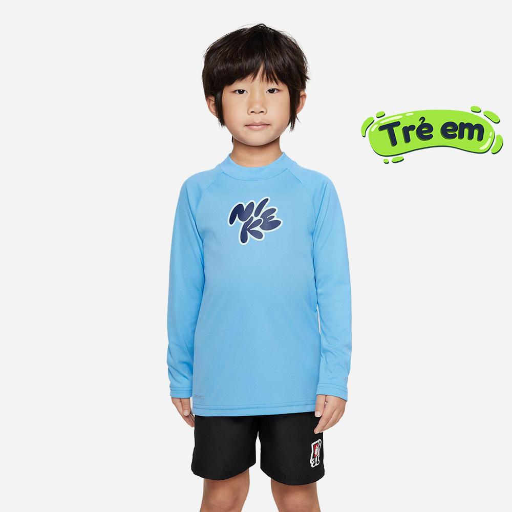Áo Bơi Bé Trai Nike Swim Long Sleeve Hydroguard - Xanh Dương - Supersports Vietnam