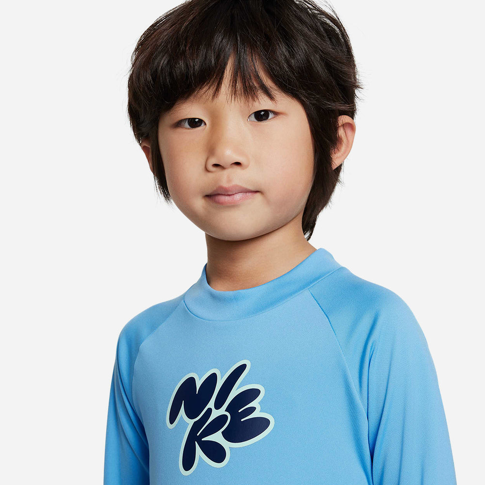 Áo Bơi Bé Trai Nike Swim Long Sleeve Hydroguard - Xanh Dương - Supersports Vietnam