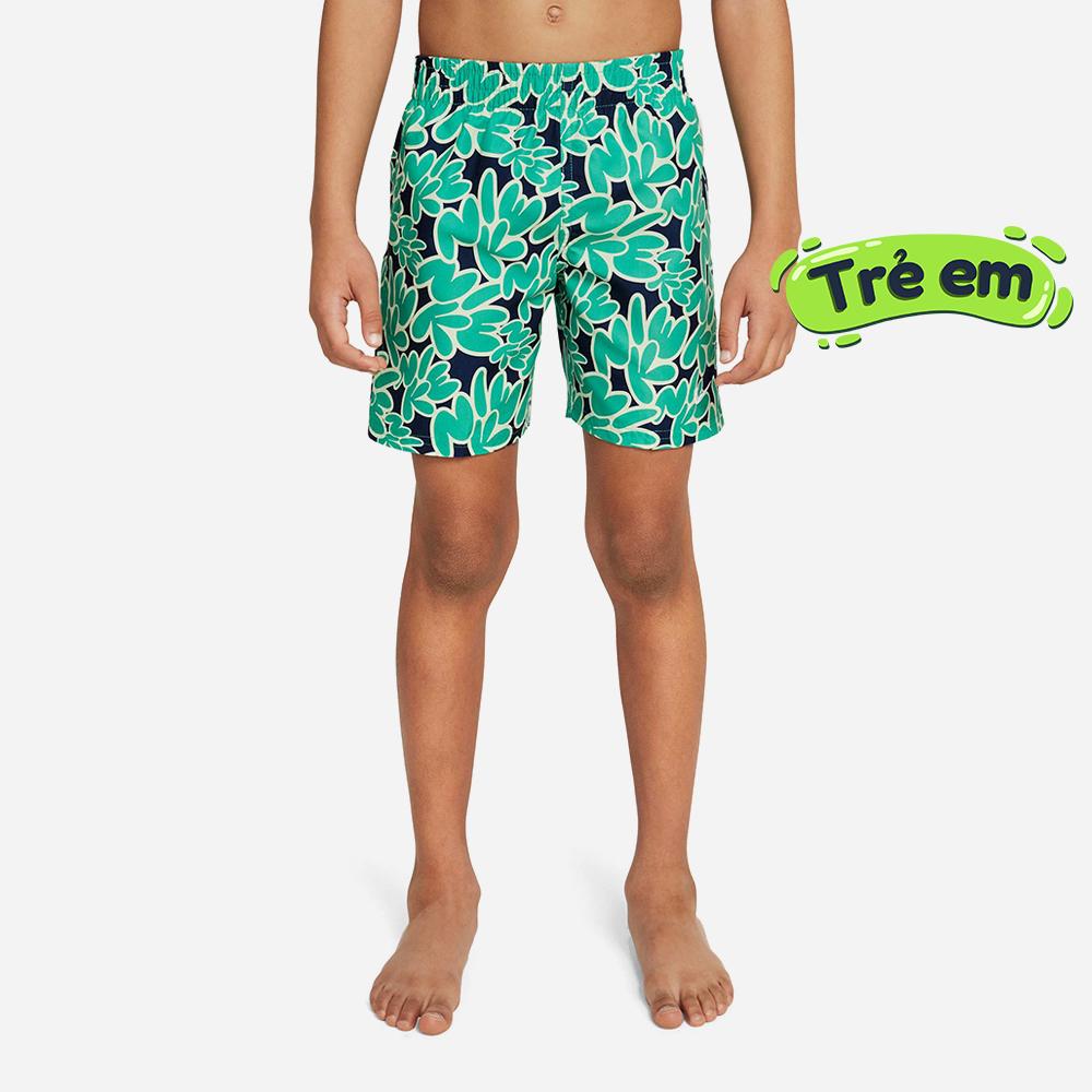 Quần Bơi Bé Trai Nike Swim 5" Volley - Xanh Lá - Supersports Vietnam