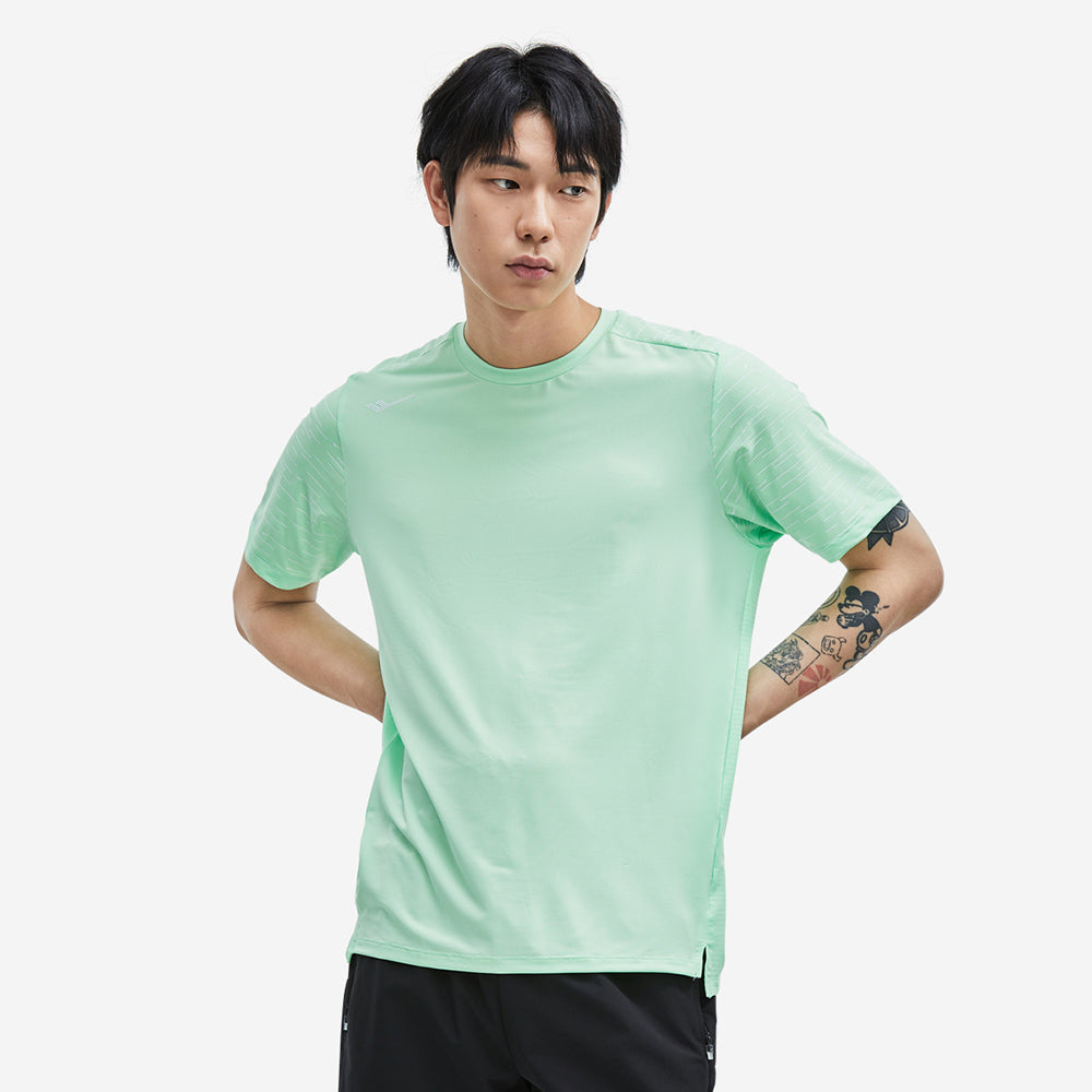 Áo Tay Ngắn Nam Prospecs Sleeve Reflective Running Sleeve - Xanh Mint - Supersports Vietnam