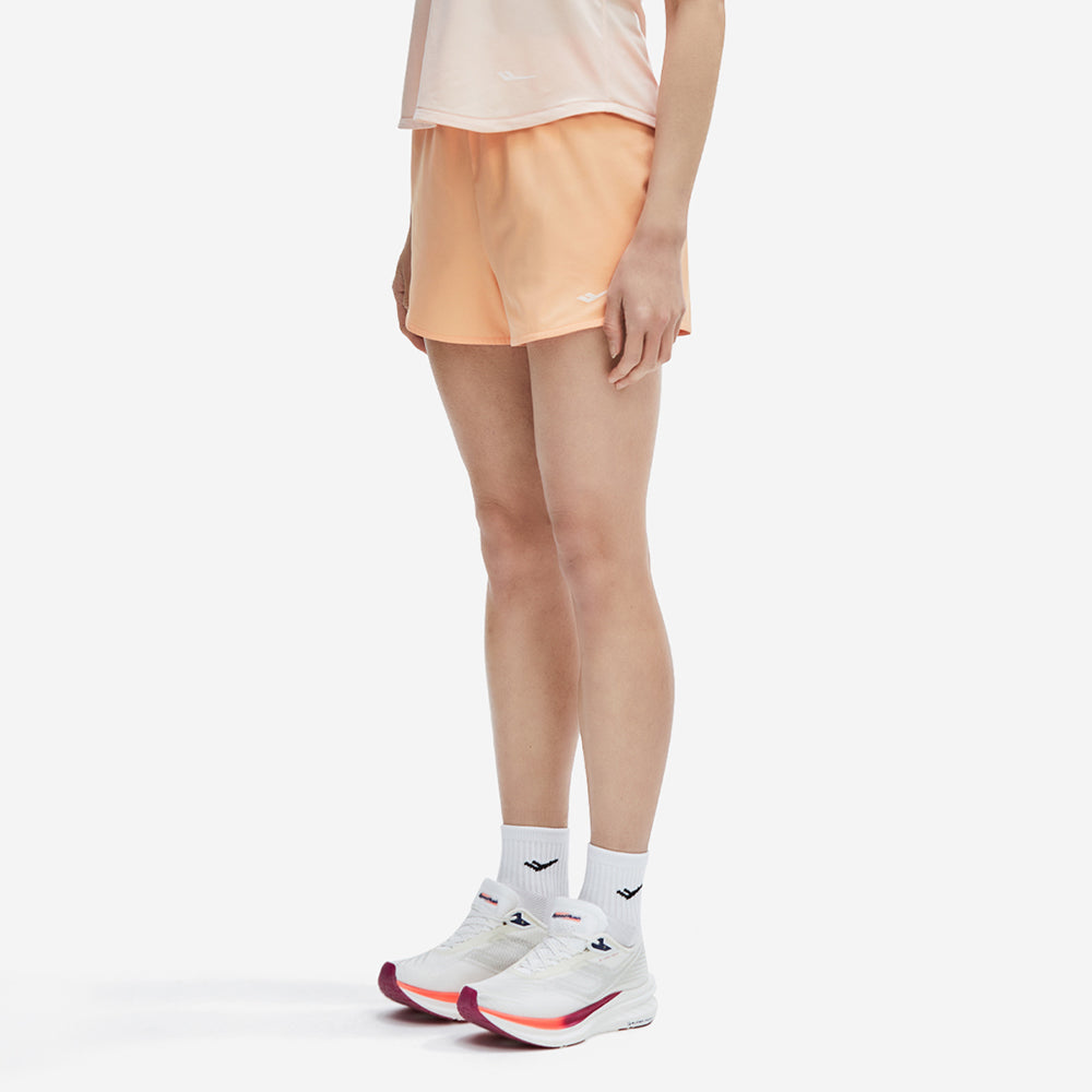 Quần Ngắn Thể Thao Nữ Prospecs Woven 4-Quarter Running - Cam San Hô - Supersports Vietnam