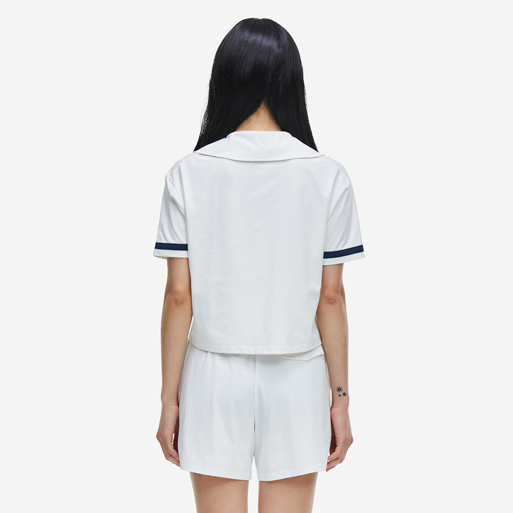 Áo Polo Nữ Prospecs Jersey Half Zip - Trắng - Supersports Vietnam