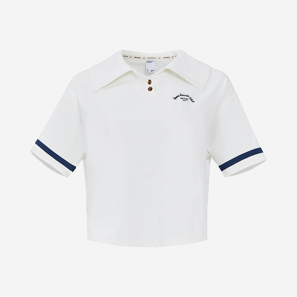 Áo Polo Nữ Prospecs Jersey Half Zip - Trắng - Supersports Vietnam