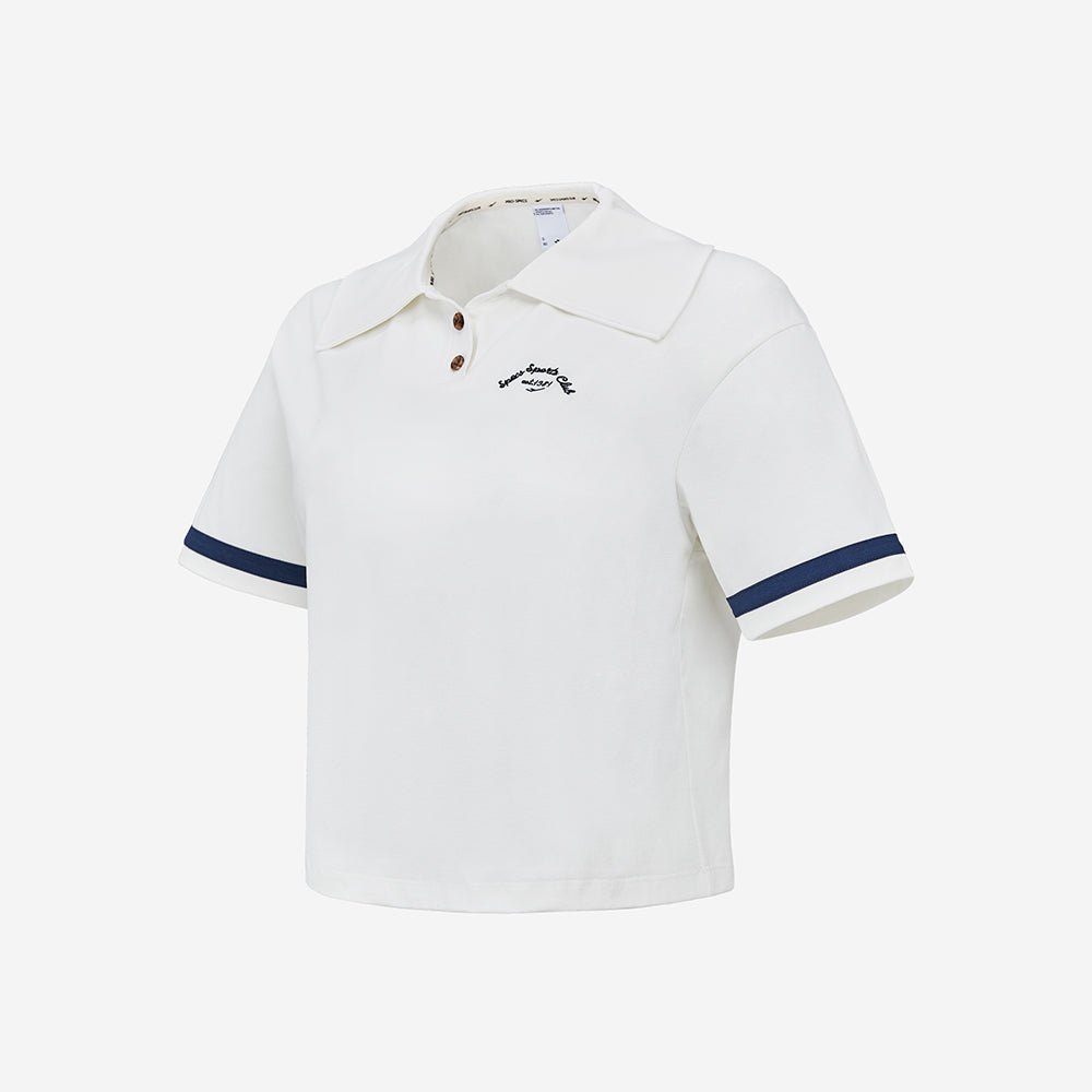 Áo Polo Nữ Prospecs Jersey Half Zip - Trắng - Supersports Vietnam