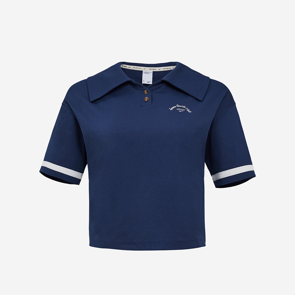 Áo Polo Thể Thao Nữ Prospecs Jersey Half Zip - Xanh Navy - Supersports Vietnam