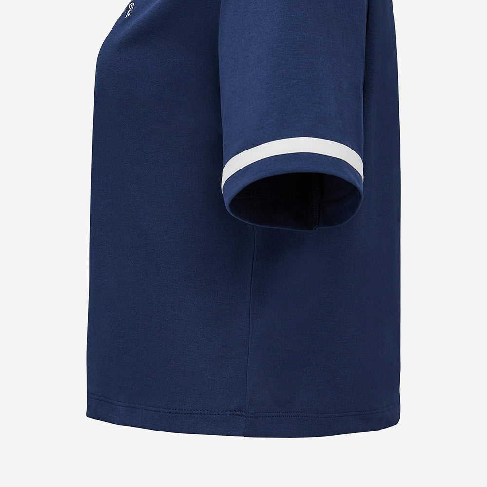 Áo Polo Thể Thao Nữ Prospecs Jersey Half Zip - Xanh Navy - Supersports Vietnam